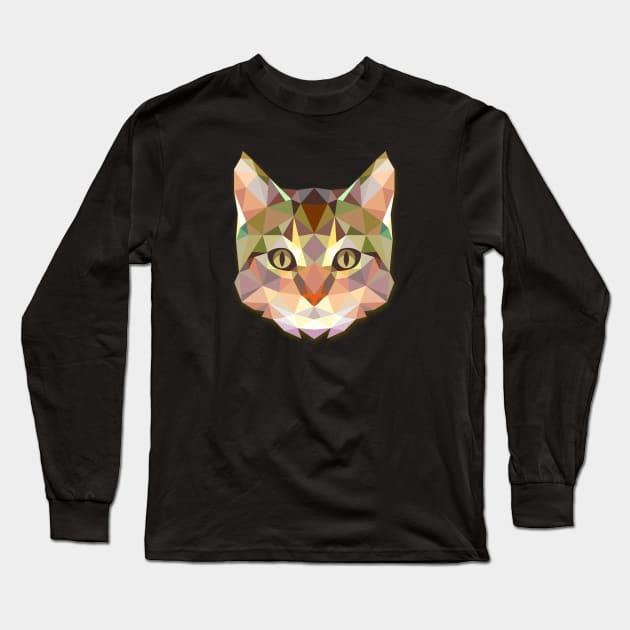 Cat Long Sleeve T-Shirt by genevievemarkham